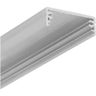 2m aluprofil WIDE24 G/W - Ubehandlet aluminium, påbygning, LED skinne