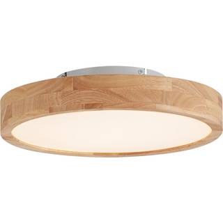 Skandinavisk Loftlampe Træ 40cm inkl. LED Dæmpbar - Pecker