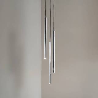 Hængelampe Sopel Lux SIGMA, dæmpbar, Aluminium/grå/zink, Stue/spisestue, Metal, Moderne