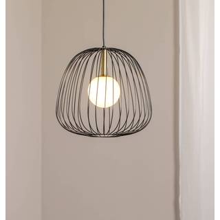 Hængelampe Bell M SIGMA, dæmpbar, Sort, Stue/spisestue, Metal, Moderne