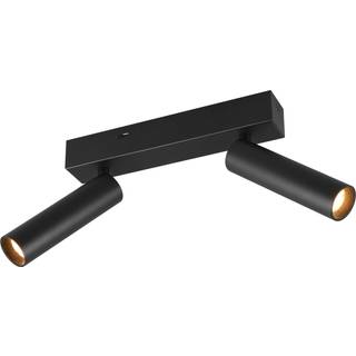 Ambala LED loftspot, 2 lyskilder, sort, metal, CCT, dæmpbar