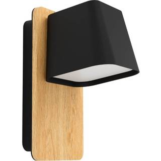 EGLO Stars of Light RUSCIO væglampe E27 H225 sort/hvid/træ FSC