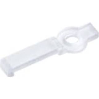 20 stk. klare monteringsklips til LED strip - 12mm, passer til IP20 strips