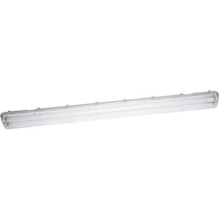 OSRAM fugtig rumlampe SUBMARINE 156 cm 2 x 19 W G13-LED IP65, Aluminium/grå/zink, Plast