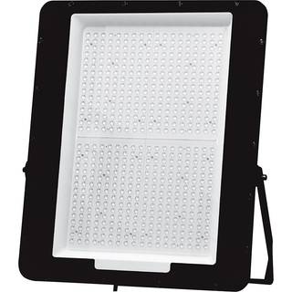 1000W LED projektør - 6500K, 1m ledning, sort hus, sort glas, 160lm/W - Kulør : Kold