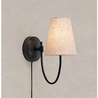 Markslöjd Amar Væglampe Beige/Sort