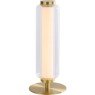LED-bordlampe Mod, messingfarvet, dæmpbar i 3 trin, stål