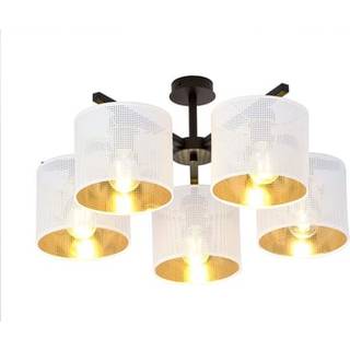 Jordan 5 Hvid/Guld loftslampe - Ø15 cm, E27, 230V, uden lyskilde