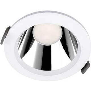 Ledvance LED Downlight Comfort UGR19 Aluminium Hvid 13W 1430lm 55D - 930 Varm Hvid | Udsnit 100mm - IP44 - Bedste Farvegengivelse