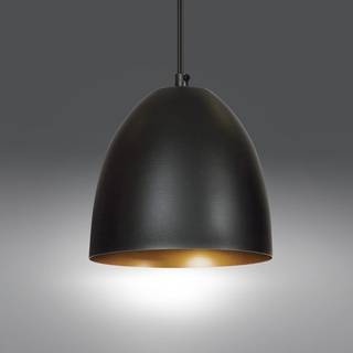Lenox 1 Sort / Guld pendellampe - E27, 230V, uden lyskilde