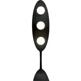 Aura LP3 Sort/Opal gulvlampe - Ø14 cm, E14, 230V, uden lyskilde