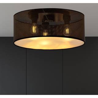 Aston 3 Sort/Guld loftslampe - Ø50 cm, E27, 230V, uden lyskilde