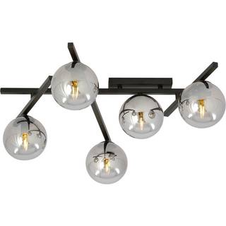 Smart 5 Sort/Grafit loftslampe - Ø15 cm, E14, 230V, uden lyskilde