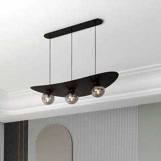 Aura 3 Sort/Grafit pendellampe - Ø14 cm, E14, 230V, uden lyskilde