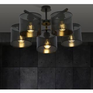 Jordan 5 Sort loftslampe - Ø15 cm, E27, 230V, uden lyskilde