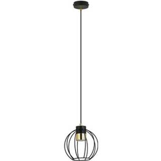Ajax 1 Sort/Guld pendellampe - Ø18 cm, GU10, 230V, uden lyskilde