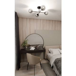 Roma 4 Sort/Grafit loftslampe - Ø14 cm, E14, 230V, uden lyskilde