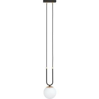 Glam 1 Sort/Opal pendellampe - Ø15 cm, E14, 230V, uden lyskilde