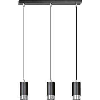 Fumiko 3 Sort/Krom pendellampe - GU10, 230V, uden lyskilde
