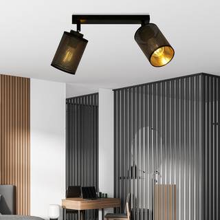 Bronx 2 Sort loftslampe - Ø10 cm, E14, 230V, uden lyskilde