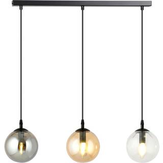 Cosmo 3 Sort Mix pendellampe - Ø14 cm, E14, 230V, uden lyskilde