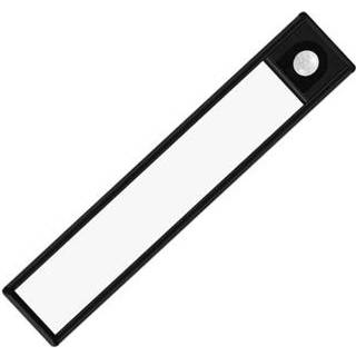 Magnetisk genopladelig LED-skabslampe med bevægelsessensor - 20cm - sort