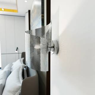 Spiral Krom væglampe - G9, 230V, uden lyskilde