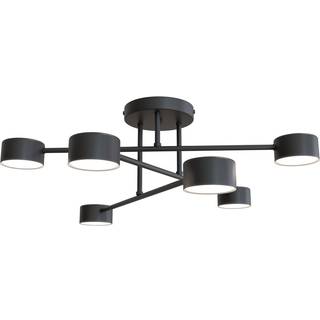 Halo 6 Sort loftslampe - GX53, 230V, uden lyskilde