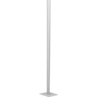 EGLO connect Smart LED-gulvlampe Bolognano-Z, grå dæmpbar, Aluminium/grå/zink, Stue/spisestue, Aluminium, Moderne