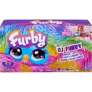 Furby DJ Rainbow interaktiv bamse med musik, lyd og lys - 81 cm