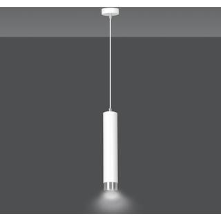 Kibo 1 Hvid/Krom pendellampe - GU10, 230V, uden lyskilde