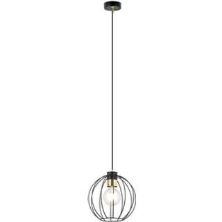 Gino 1 Sort/Guld pendellampe - Ø24 cm, E27, 230V, uden lyskilde