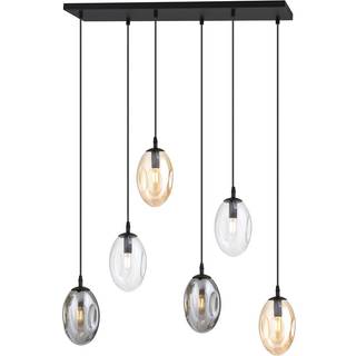 Astral 6 Sort Mix loftslampe - Ø12 cm, E14, 230V, uden lyskilde