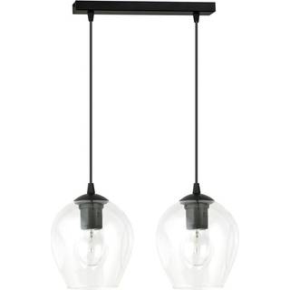 Istar 2 Sort/Transparent pendellampe - Ø14 cm, E27, 230V, uden lyskilde