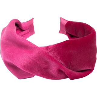 DARK Velvet Hair Band Folded Wildberry