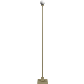Northern Designer gulvlampe Snowball, dæmpbar, Aluminium/grå/zink, Stue/spisestue, Metal, Design