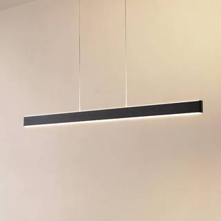 Smart hængelampe Mylosh Lucande, dæmpbar, Sort, Stue/spisestue, Aluminium, Moderne
