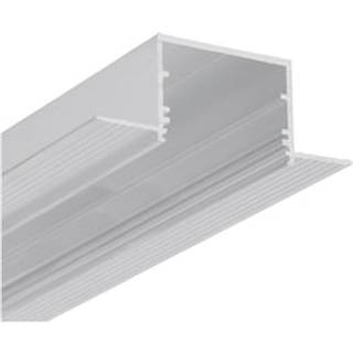 2m aluprofil VARIO30-05 ACDE-9 - Ubehandlet aluminium, indspartling, LED skinne
