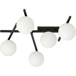 Smart 5 Sort/Opal loftslampe - Ø15 cm, E14, 230V, uden lyskilde