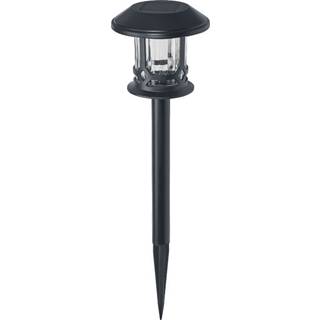 OSRAM SMART+ Solar-LED-lampe med jordspyd, sort RGB CCT IP44 SMART+, dæmpbar, Sort, Aluminium