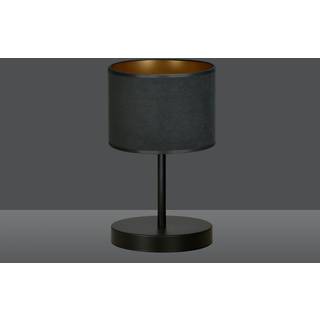 Hilde LN1 Sort bordlampe - Ø20 cm, E27, 230V, uden lyskilde