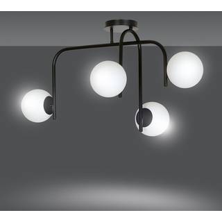 Kalf 4B Sort loftslampe - Ø15 cm, E14, 230V, uden lyskilde