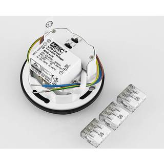 Molto Luce LED indbygningslampe Wall 68R Sina IP44 RD, sort