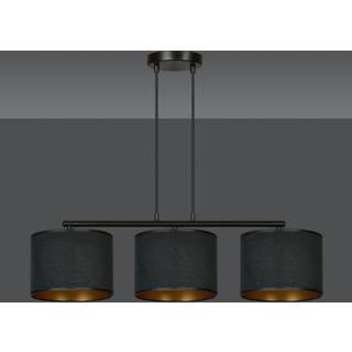Hilde 3 Sort pendellampe - Ø20 cm, E27, 230V, uden lyskilde