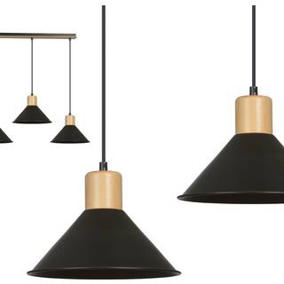 Rowen 3 Sort pendellampe - E27, 230V, uden lyskilde