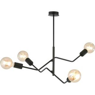 Frix 4 Sort loftslampe - E27, 230V, uden lyskilde