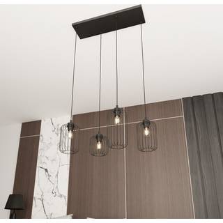 Vander 4 Sort pendellampe - Ø16 cm, E27, 230V, uden lyskilde