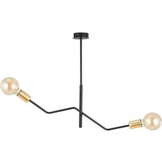 Bolt 2 Sort/Guld loftslampe - E27, 230V, uden lyskilde