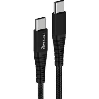 Extralink Smart Life USB-C-kabel 100W 5A 2m - Sort