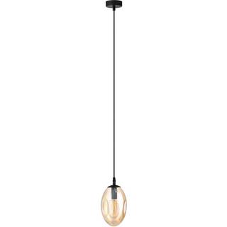 Astral 1 Sort/Rav pendellampe - Ø12 cm, E14, 230V, uden lyskilde